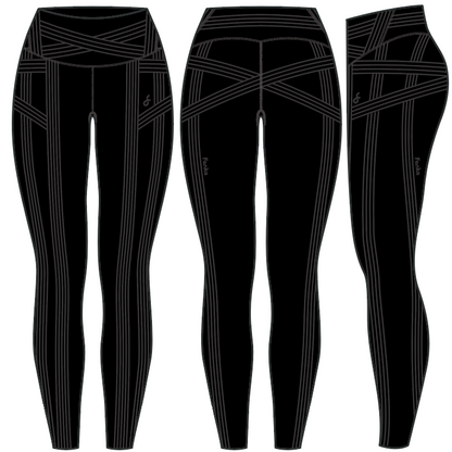 PowerBand Resistance Leggings (Reversible Wear)