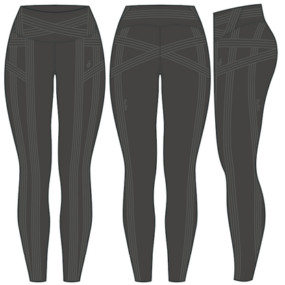 PowerBand Resistance Leggings (Reversible Wear)