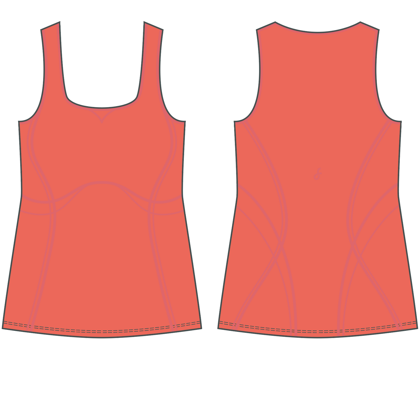 Body Sculpt Long Bra Tank