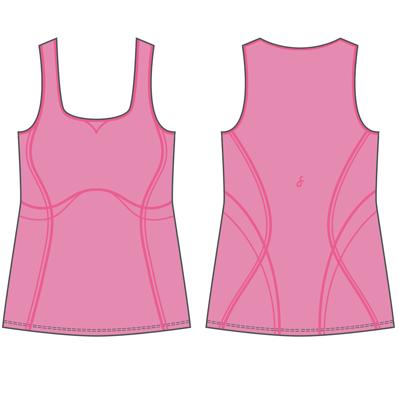 Body Sculpt Long Bra Tank