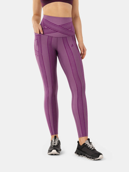 PowerBand Resistance Leggings (Reversible Wear)