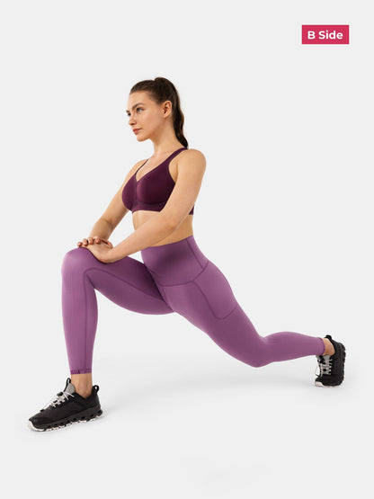 PowerBand Resistance Leggings (Reversible Wear)