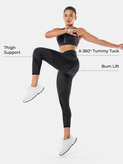 Body Sculpt 7/8 Leggings (Reversible Wear)
