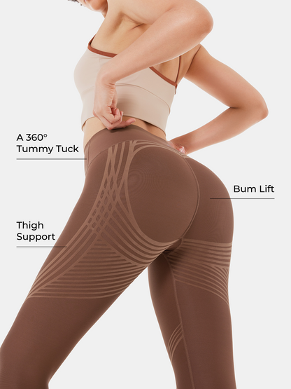 Body Sculpt 7/8 Leggings (Reversible Wear)