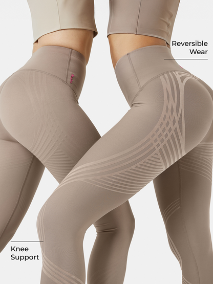 Body Sculpt 7/8 Leggings (Reversible Wear)