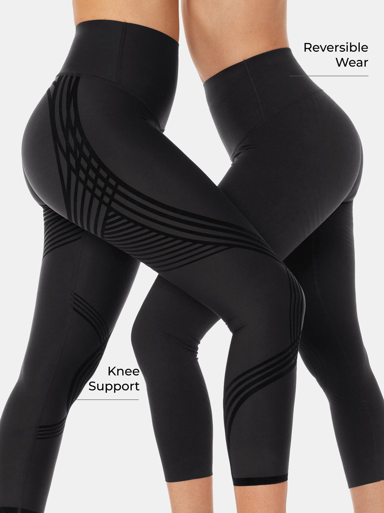 Body Sculpt 7/8 Leggings (Reversible Wear)