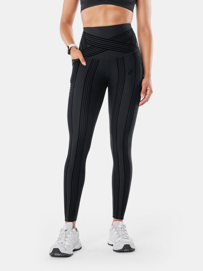 PowerBand Resistance Leggings (Reversible Wear)