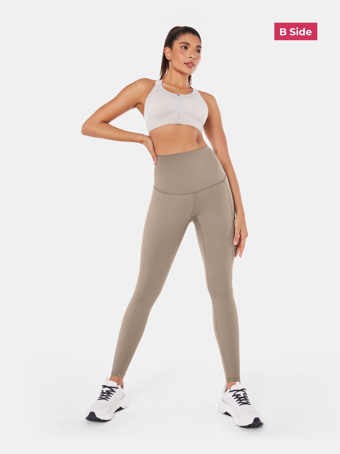 PowerBand Resistance Leggings (Reversible Wear)
